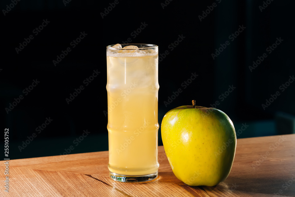 glass of fresh juice glass of fresh juice