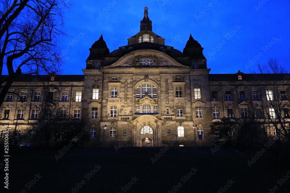 Die Staatskanzlei in Dresden