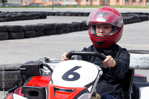 carting on a sports track