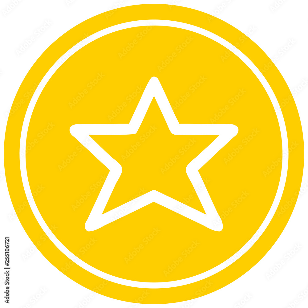 star shape circular icon star shape circular icon