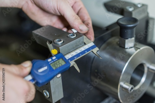 work at lathe