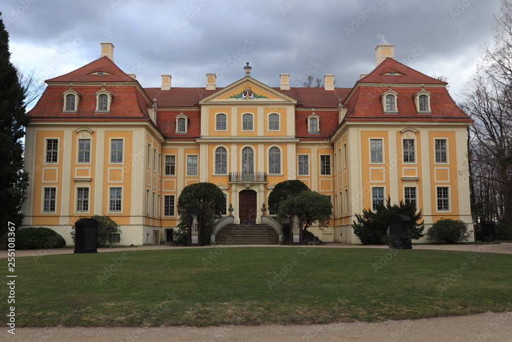 Das Barockschloss Rammenau in Sachsen