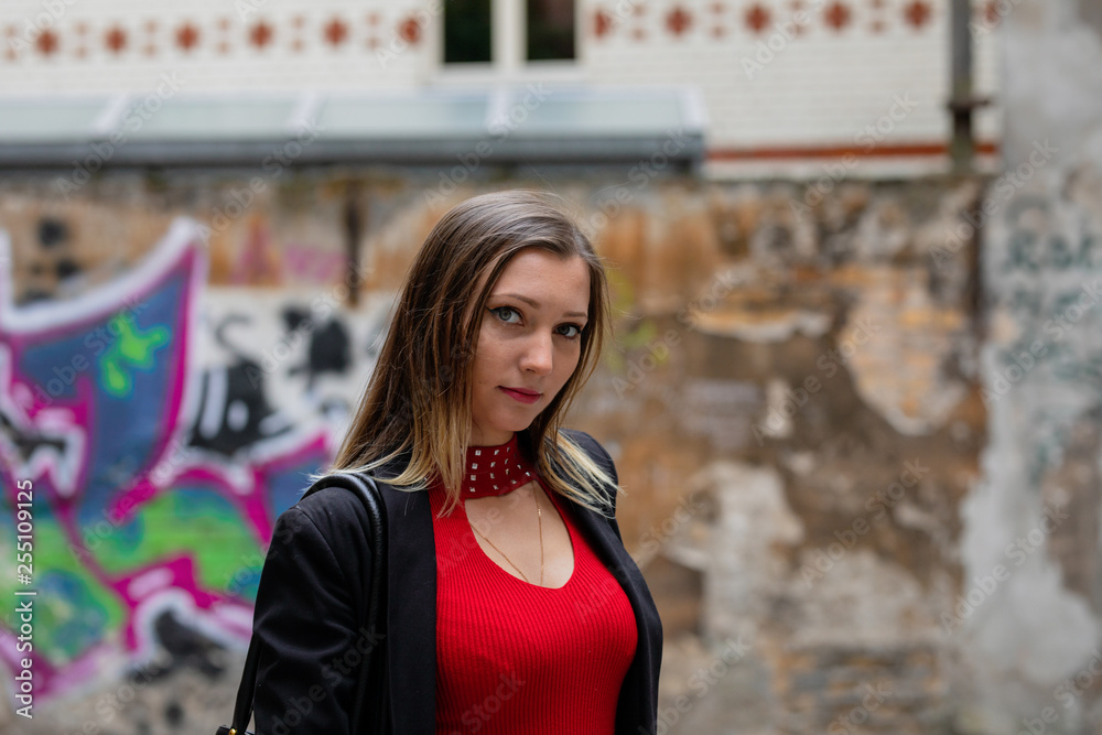 portrait of a young woman