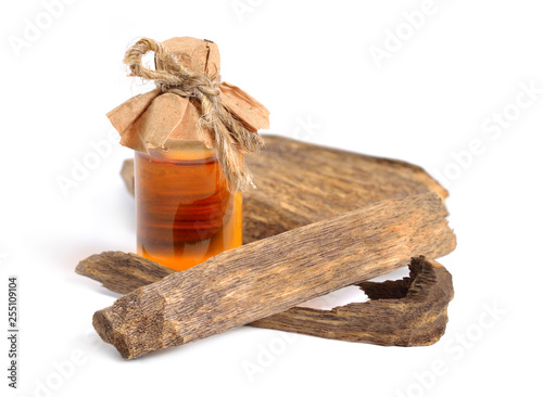 Fotografie Agarwood, also called aloeswood oudh
