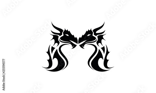 Two dragon icon