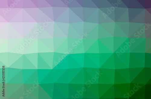 Illustration of abstract Green horizontal low poly background. Beautiful polygon design pattern. © sharafmaksumov