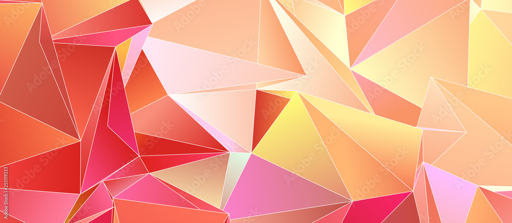 Abstract Low-Poly triangular modern background Abstract Low-Poly triangular modern background