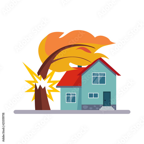 Estate Insurance Vector Illustartion