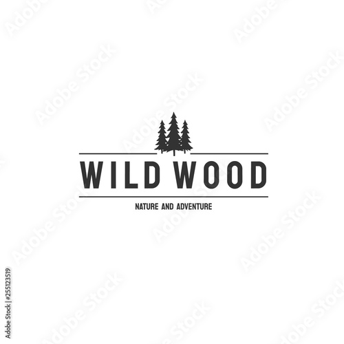 vintage vector professional sign logo wild woods