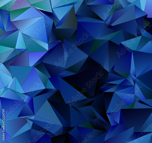 Abstract Low-Poly triangular modern background