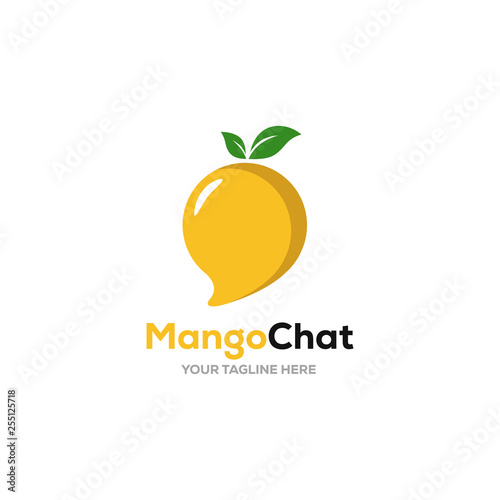 mango chat logo designs
