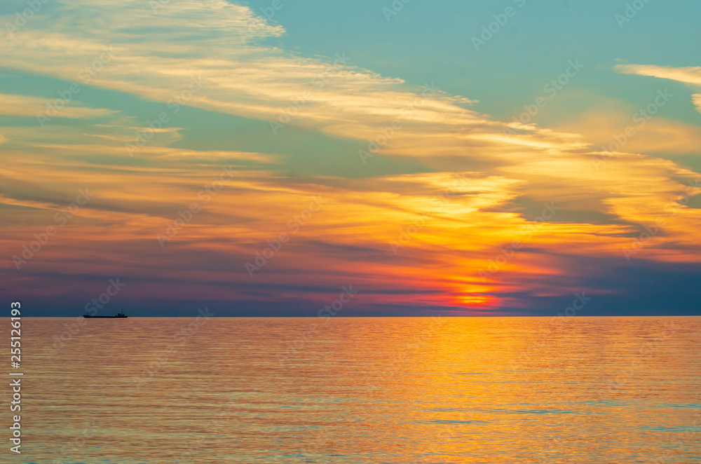 Obraz premium sunset on the sea