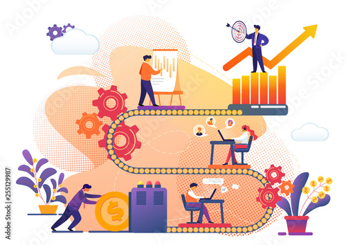 Business Process of Success Archievement Metaphor.