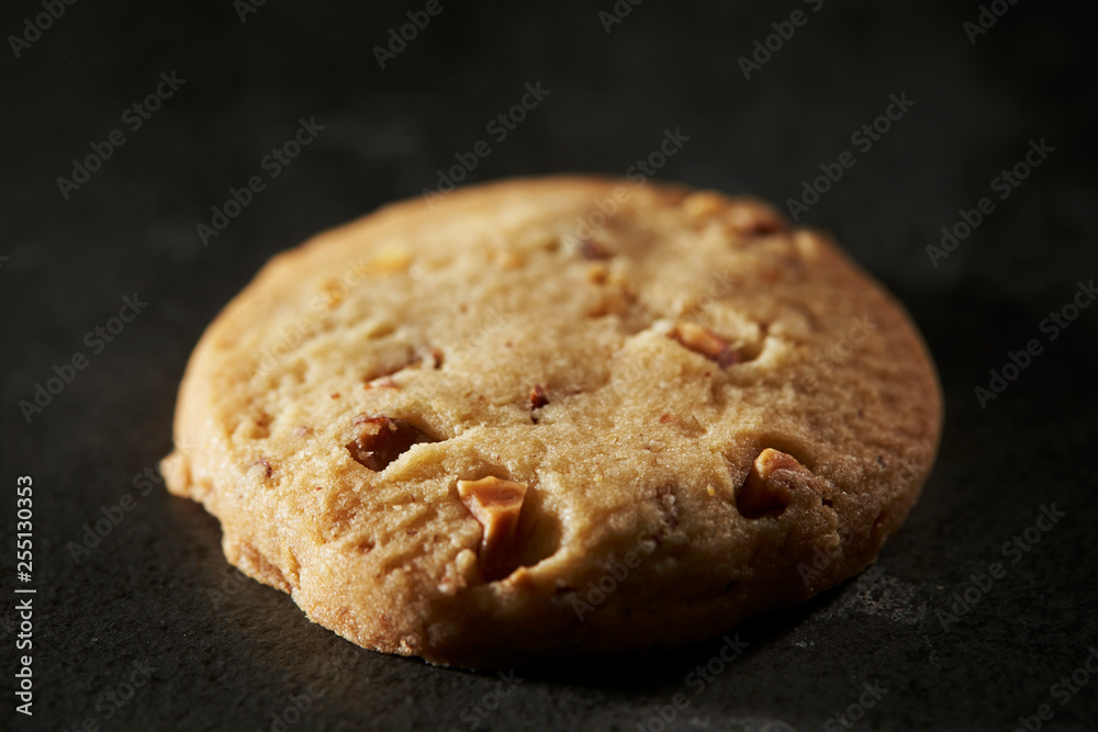 Naklejka premium Almond nuts cookie