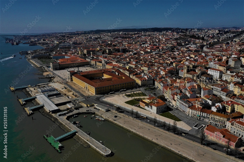 Obraz premium Lissabon aus der Luft