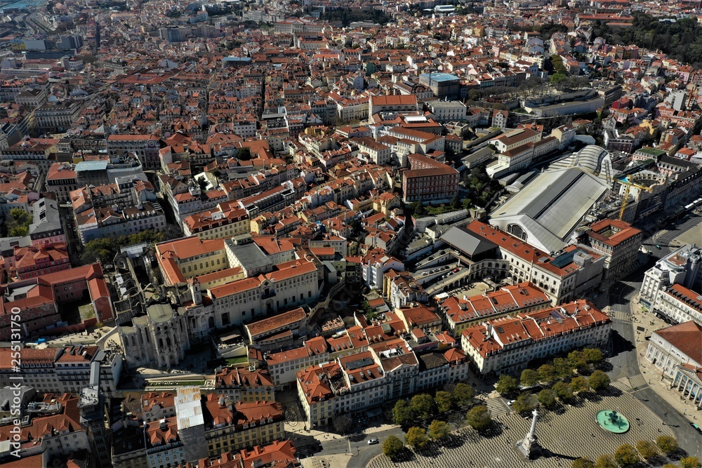 Obraz premium Lissabon aus der Luft