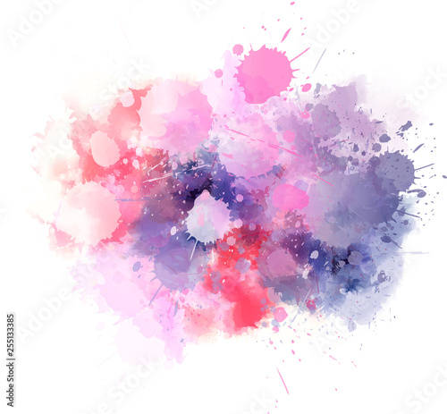 Abstract paint splash