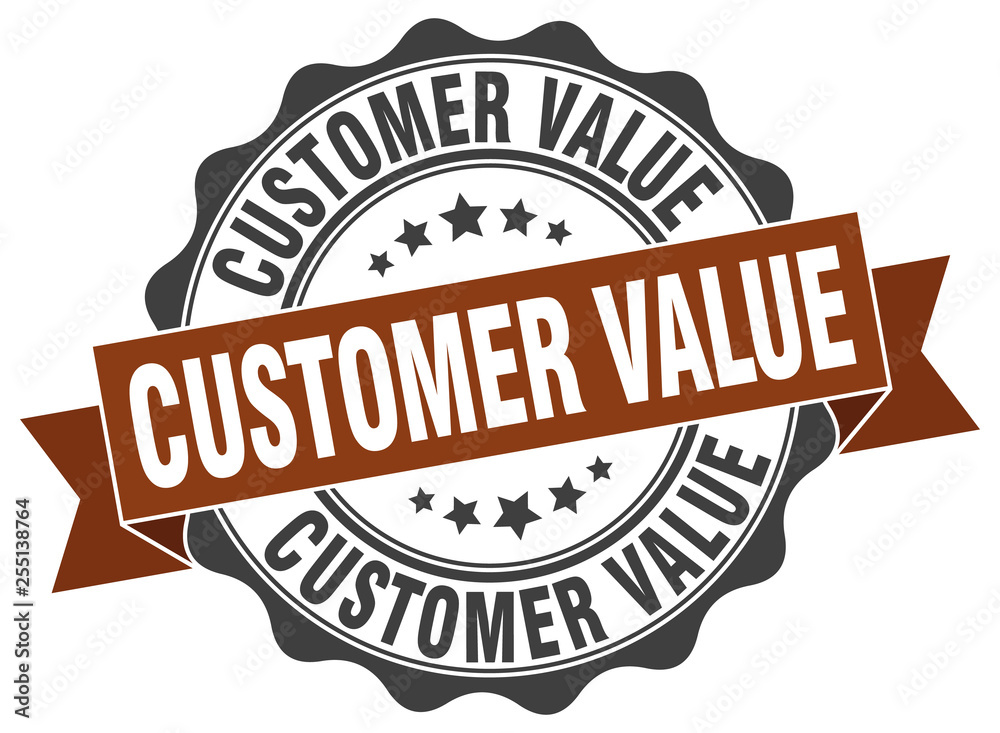 customer value stamp. sign. seal