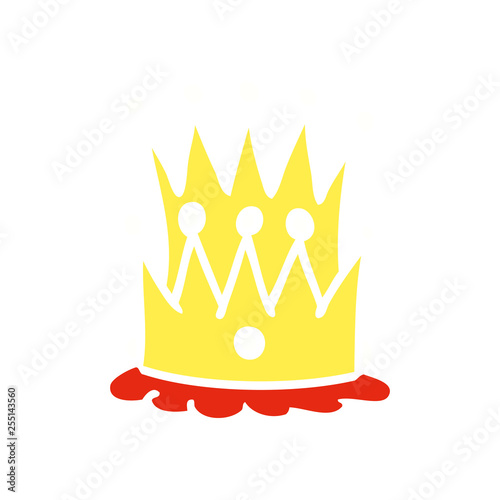 cartoon doodle of two crowns