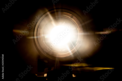 Принти на полотні light reflections in a photo lens
