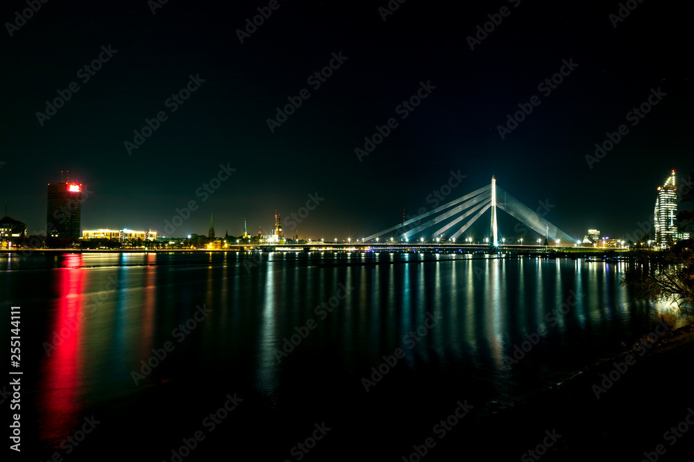 bridge at night