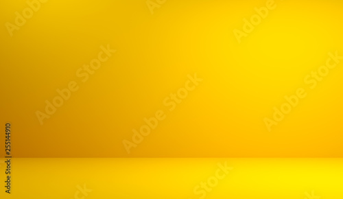 Abstract luxury orange background used for display product ad and website template, 3D illustration. 