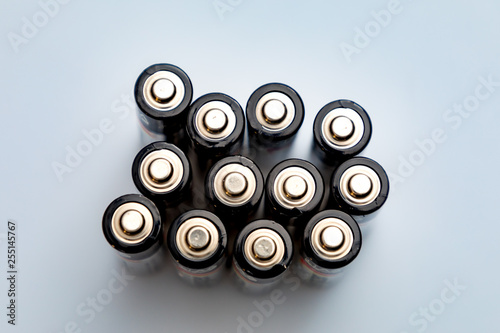 batteries isolated on white background