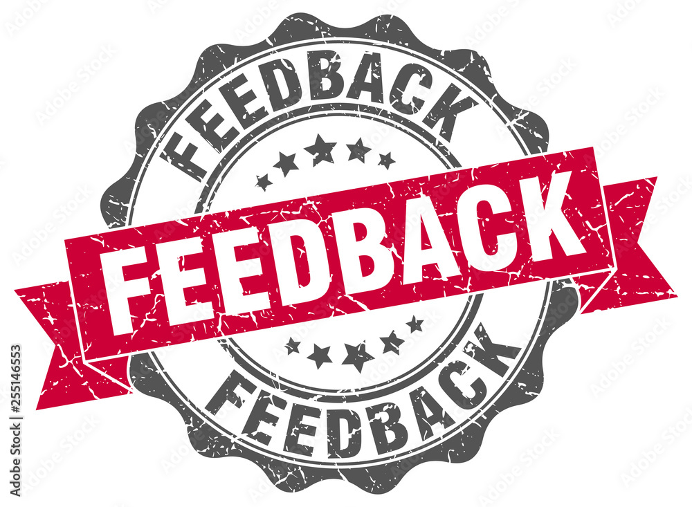 Obraz premium feedback stamp. sign. seal