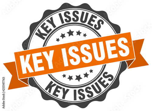 key issues stamp. sign. seal