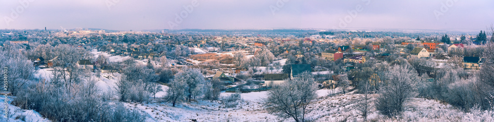 Obraz premium Frosen town