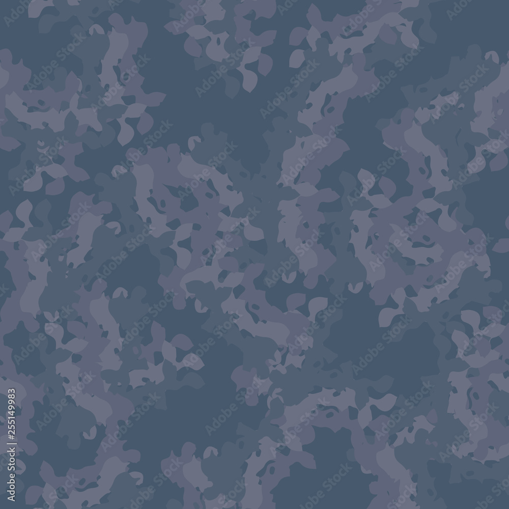 Urban camouflage of various shades of blue and purlpe colors Urban camouflage of various shades of blue and purlpe colors