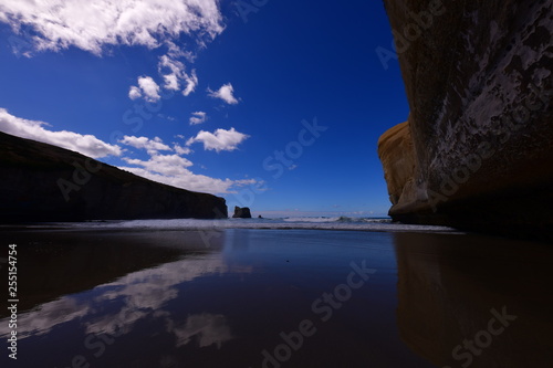 ニュージーランドダニーデンのビーチ