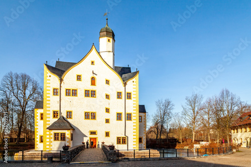 Wasserschloss Klaffenbach, Chemnitz, Deutschland 