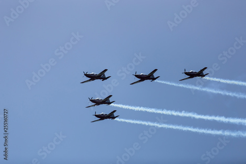 group of planes in formation
