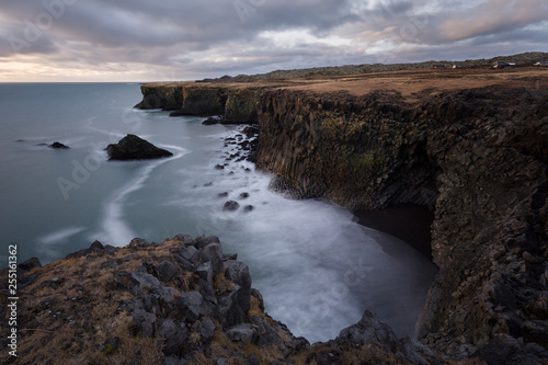 Arnastapi cliff, western Iceland, Europe photo