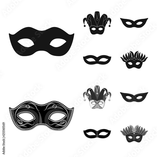 Vector design of luxury and celebration logo. Collection of luxury and hide  vector icon for stock.