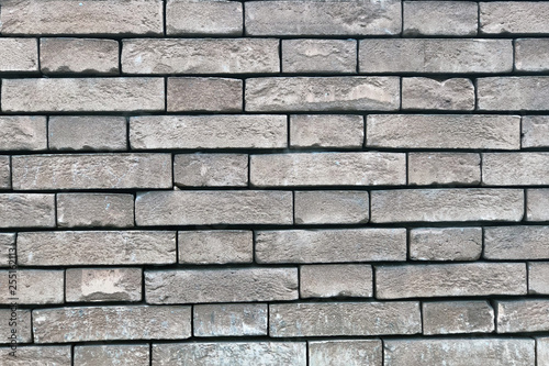 old brick wall background. Cold tone background