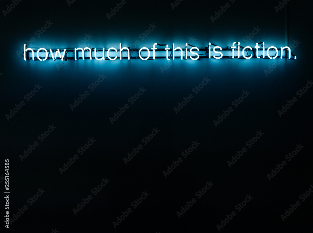 how much of this is fiction neon letter installation how much of this is fiction neon letter installation