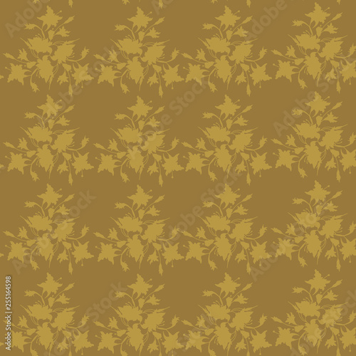 Beautiful seamless pattern.Flower imprint. Vector illustration.