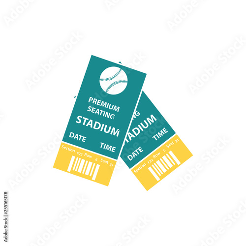 Baseball tickets icon