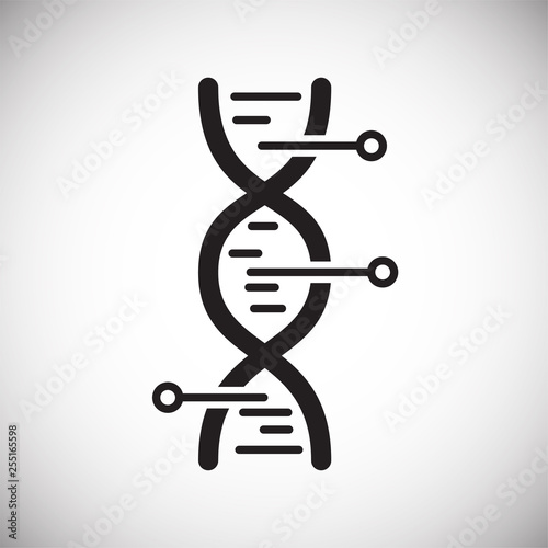 GMO icon on background for graphic and web design. Simple vector sign. Internet concept symbol for website button or mobile app.