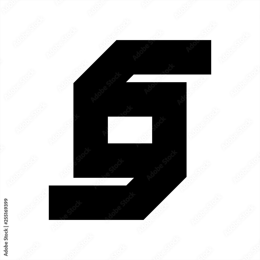 S, SO, SD, GG, GOG initials geometric letter company logo S, SO, SD, GG, GOG initials geometric letter company logo