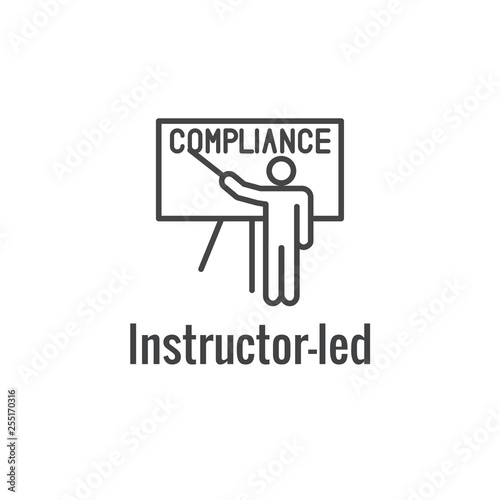 Compliance Instruction - Testing Icons with Instructor teaching Worker Students
