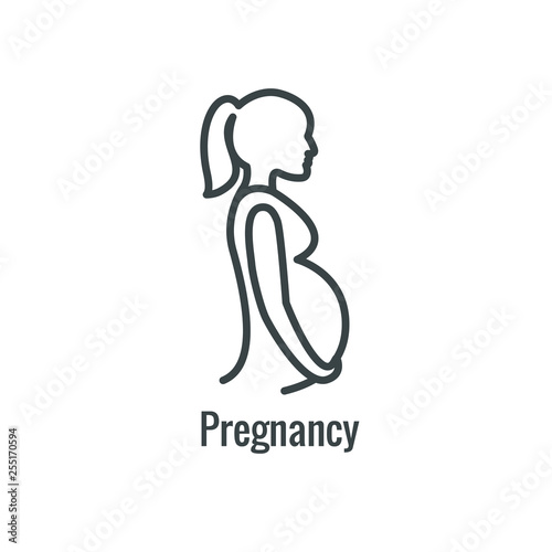 Pediatric Medicine with Baby / Pregnancy Related Icon