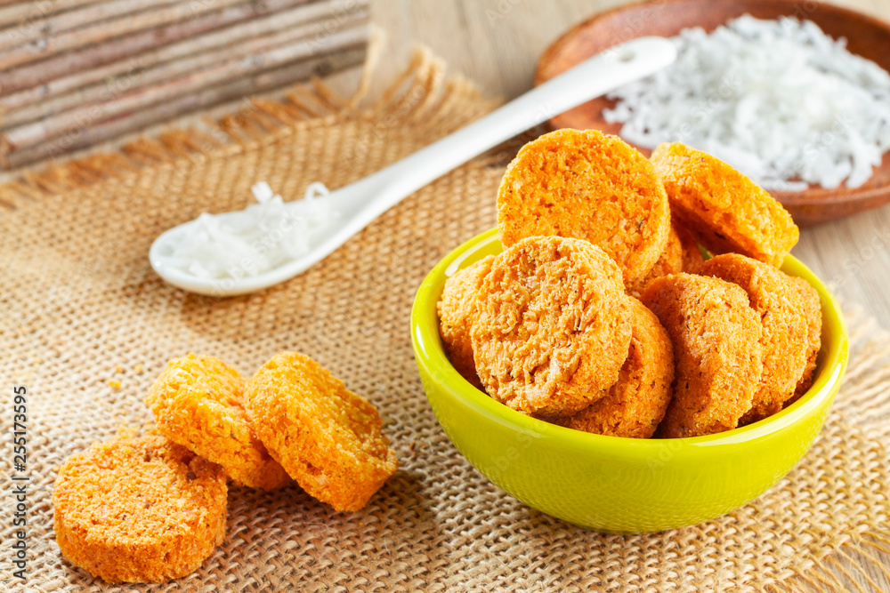 coconut candy, traditional candy from colombia coconut candy, traditional candy from colombia