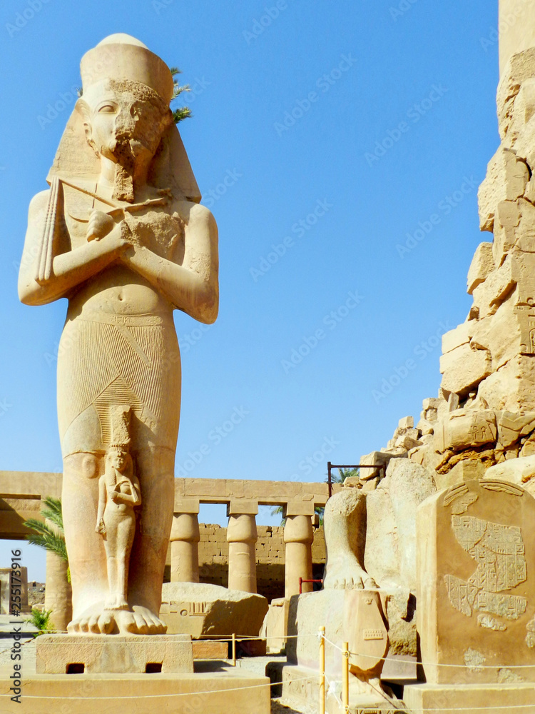 Teby, Luksor, Egipt - obrazy, fototapety, plakaty 