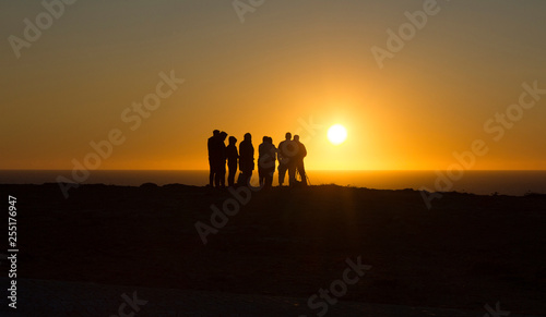 Puesta de sol en Sagres. Portugal © Jess