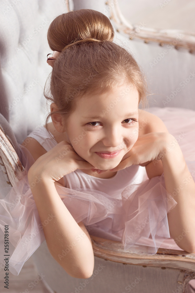 Little girl ballet dancer ballerina Little girl ballet dancer ballerina
