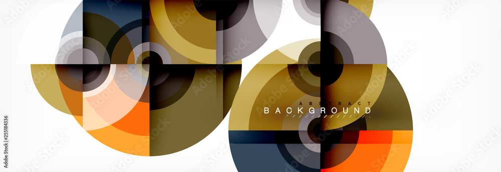 Modern circle background Modern circle background