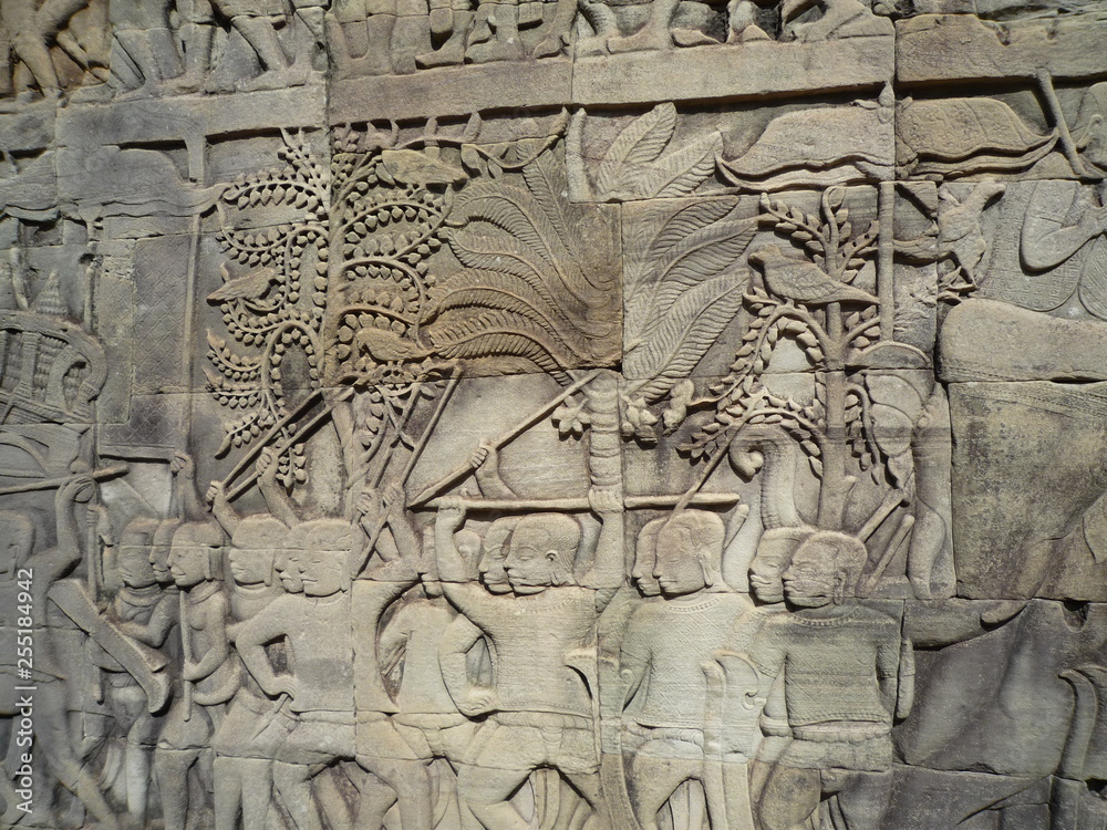 Angkor Wat Temple Deco Pattern